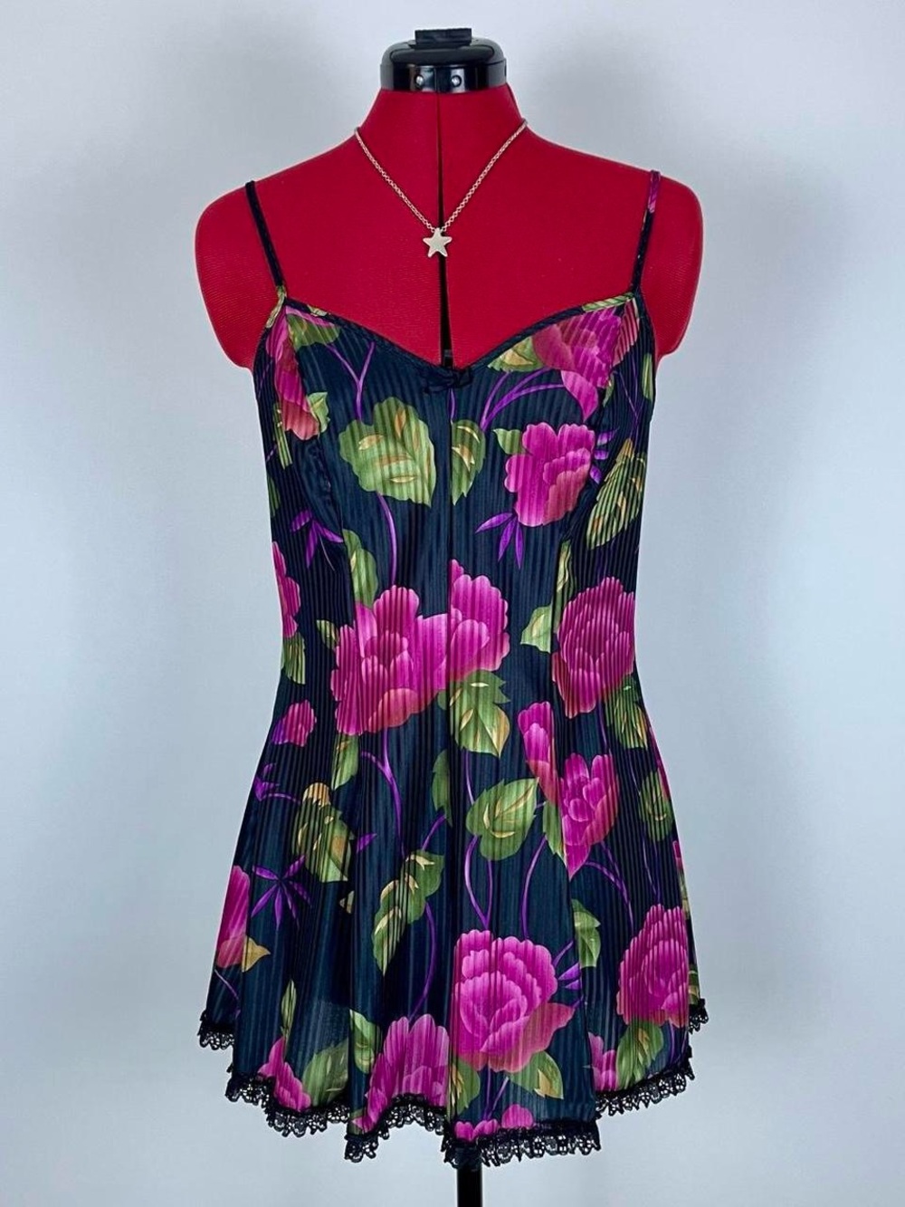 Vintage 90s Floral Romper Teddy